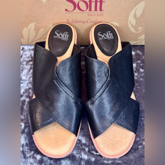 Sofft Perrie Black Slide Sandal Size 9 - Picture 11 of 14
